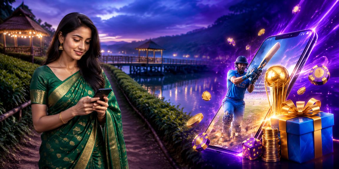 বান্দরবানে ক্রিকেট বেটিং উপভোগ করছেন একজন নারী