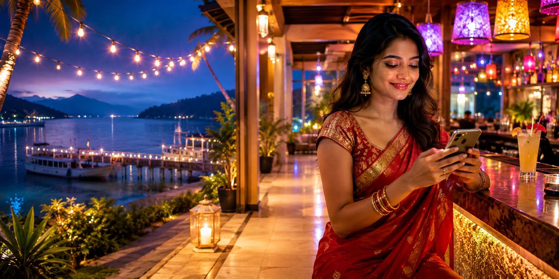 কক্সবাজারে সমুদ্রের ধারে মোবাইলে লটারি উপভোগ