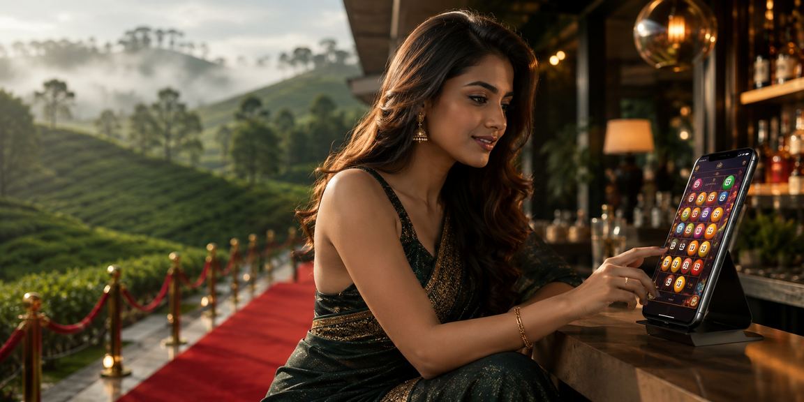 সিলেটের চা-বাগানে লটারি টিকিট নিয়ে আনন্দিত ব্যক্তি